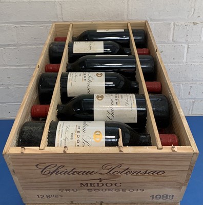 Lot 11 - 12 Bottles (in OWC) Chateau Potensac Cru Bourgeois Medoc 1988