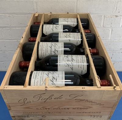 Lot 14 - 12 Bottles (in OWC) ‘Les Fiefs de Lagrange’ St Julien 1996 (11 hin, 1 i/n)