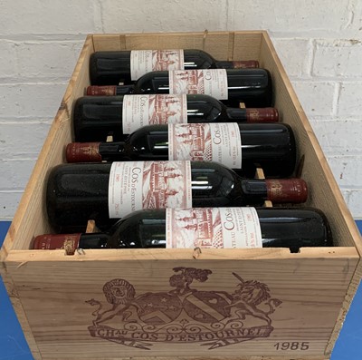 Lot 18 - 12 Bottles (in OWC) Chateau Cos d’Estournel Grand Cru Classe St Estephe 1985 (all b/n or above)