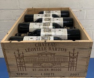Lot 46 - 12 Bottles (in OWC) Chateau Leoville Barton Grand Cru Classe St Julien 2001 (unopened yet)