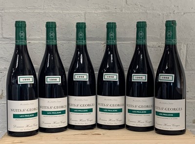 Lot 80 - 6 Bottles Nuits St Georges 1er Cru ‘Les Pruliers’ Domaine Henri-Gouges 1998