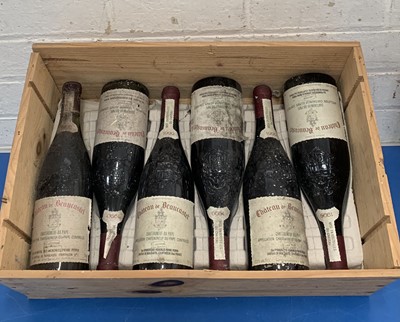 Lot 104 - 6 Bottles Chateauneuf du Pape from Domaine de Beaucastel