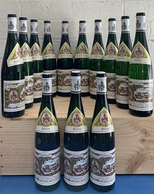 Lot 136 - 13 Bottles Mixed Lot C. Von Schubert Maximin Grunhauser Abtsberg 2001