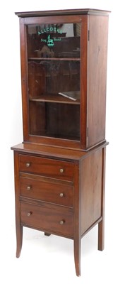 Lot 270 - Display cabinet branded Allcocks Stag Brand.