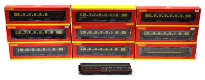 Lot 188 - Ten Hornby OO gauge Pullman coaches rolling...
