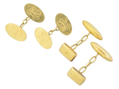 Lot 76 - Two pairs of cufflinks