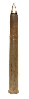 Lot 330 - German inert WWII PAK 40 75mm shell.