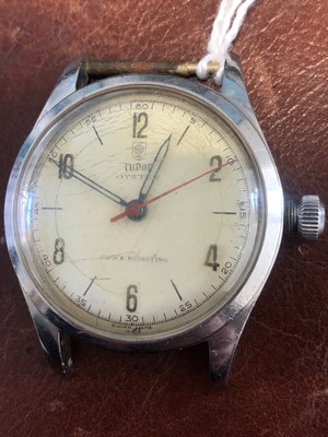 Lot 197 - A stainless steel Tudor Oyster wristwatch