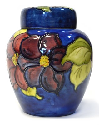 Lot 141 - Moorcroft Clematis ginger jar