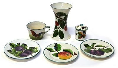 Lot 90 - Six pieces of Wemyss pottery