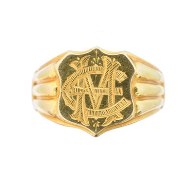 Lot 133 - A signet ring