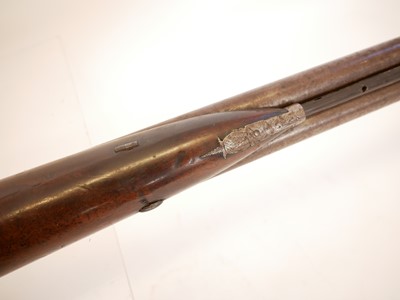 Lot 66 - Manton double 22 bore percussion shotgun