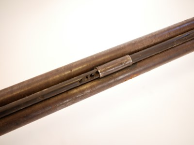 Lot 66 - Manton double 22 bore percussion shotgun
