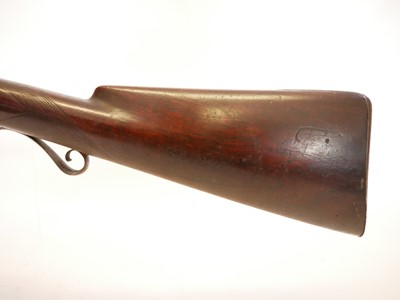 Lot 66 - Manton double 22 bore percussion shotgun
