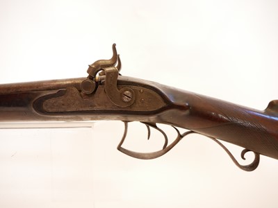 Lot 66 - Manton double 22 bore percussion shotgun