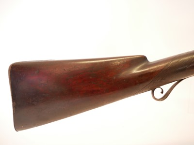 Lot 66 - Manton double 22 bore percussion shotgun