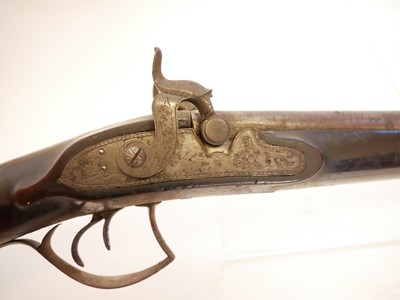 Lot 66 - Manton double 22 bore percussion shotgun