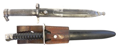 Lot 279 - Two bayonets and scabbards