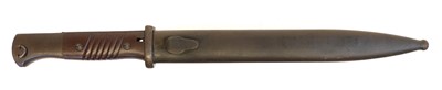 Lot 285 - German S84/98 bayonet and scabbard