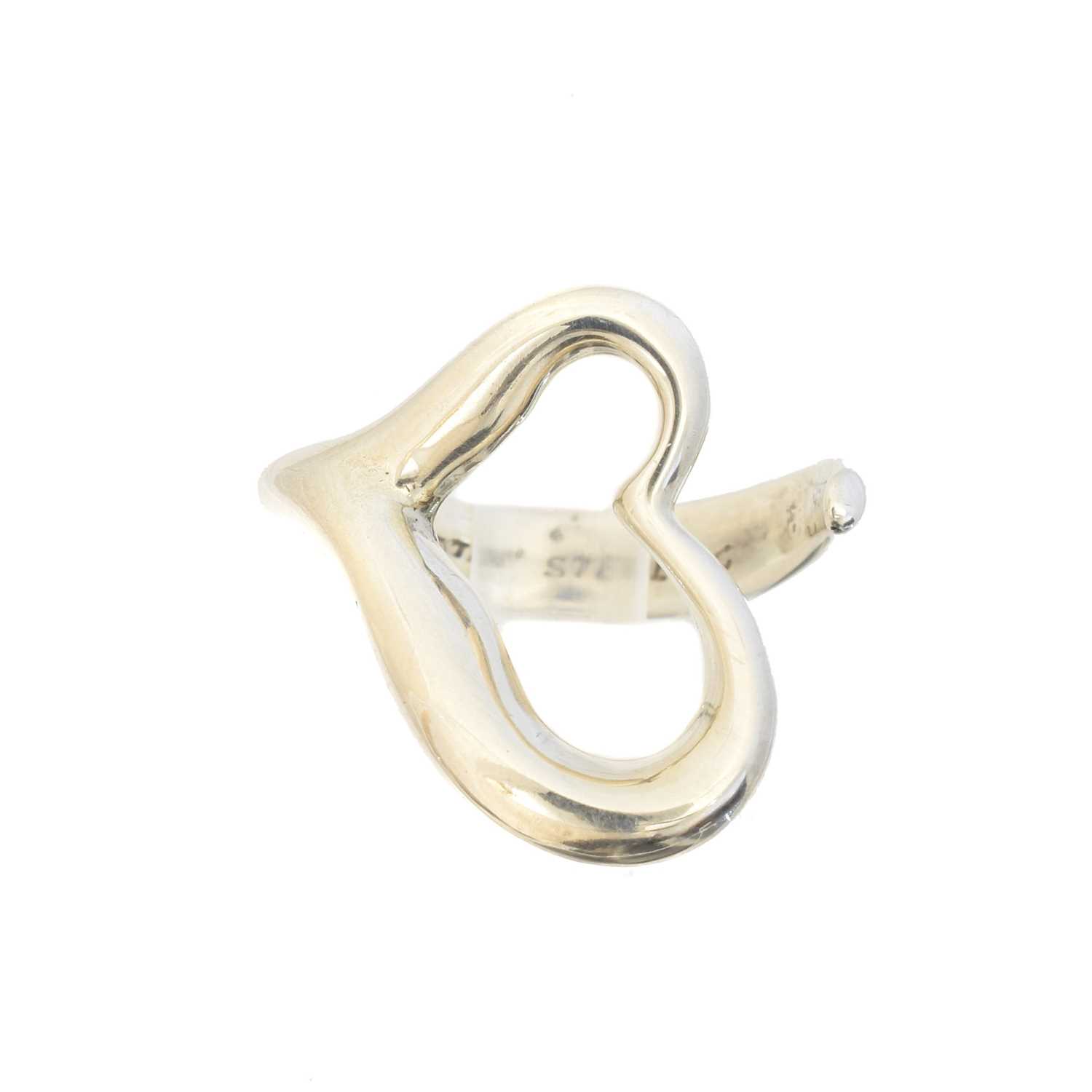 Lot 46 - An Open Heart ring by Elsa Peretti for Tiffany & Co.