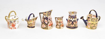 Lot 114 - 6 pieces of Miniature Royal Crown Derby