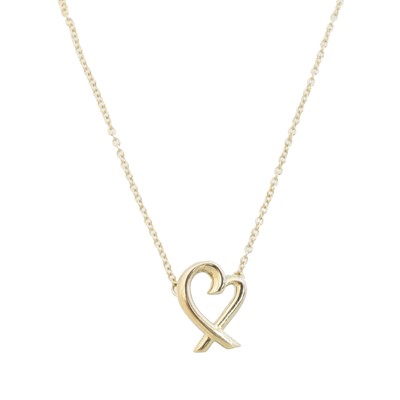 Lot 53 - A 'Loving Heart' necklace by Paloma Picasso for Tiffany & Co.