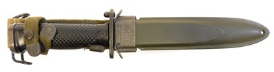 Lot 302 - US M5A1 bayonet and scabbard