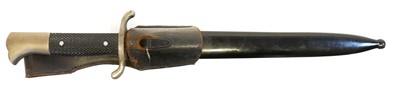 Lot 269 - German Fire Brigade Faschinenmesser bayonet, scabbard and frog