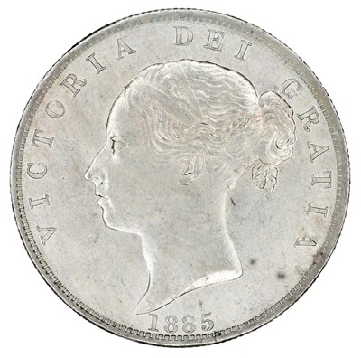 Lot 27 - Queen Victoria, Halfcrown, 1885.
