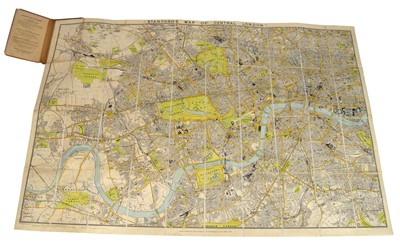 Lot 65 - Stanford's Map of Central London, 1905