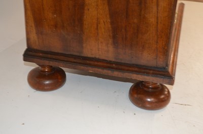 Lot 279 - Queen Anne walnut cabinet on chest