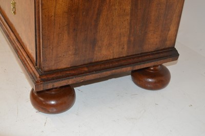 Lot 279 - Queen Anne walnut cabinet on chest