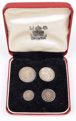 Lot 49A - Queen Elizabeth II Maundy Set, 1956 Westminster.