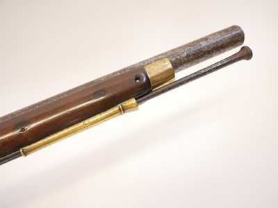 Lot 26 - Irish Dublin Castle Shortland Brown Bess flintlock musket and bayonet