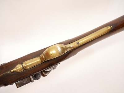 Lot 26 - Irish Dublin Castle Shortland Brown Bess flintlock musket and bayonet