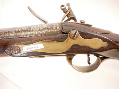 Lot 26 - Irish Dublin Castle Shortland Brown Bess flintlock musket and bayonet