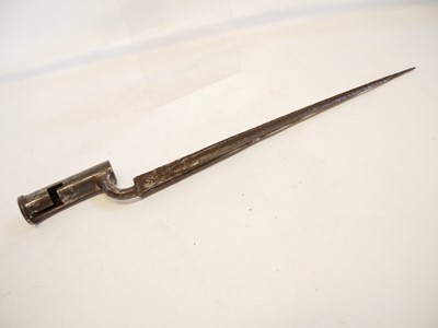 Lot 26 - Irish Dublin Castle Shortland Brown Bess flintlock musket and bayonet