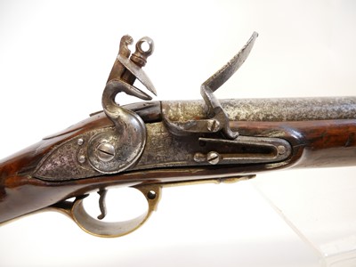 Lot 26 - Irish Dublin Castle Shortland Brown Bess flintlock musket and bayonet