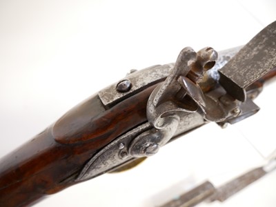 Lot 26 - Irish Dublin Castle Shortland Brown Bess flintlock musket and bayonet