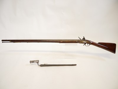 Lot 28 - Ketland .750 private purchase flintlock musket with bayonet