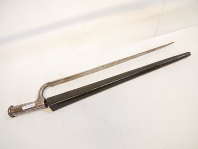 Lot 28 - Ketland .750 private purchase flintlock musket with bayonet