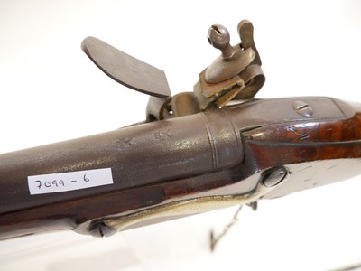 Lot 31 - Flintlock .750 volunteer India pattern Brown Bess musket and bayonet