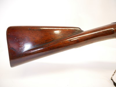 Lot 31 - Flintlock .750 volunteer India pattern Brown Bess musket and bayonet