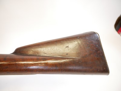 Lot 33 - Irish India pattern .750 flintlock brown bess musket and bayonet