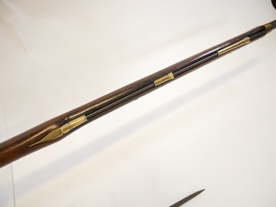 Lot 27 - India pattern flintlock .750 Brown Bess musket and bayonet
