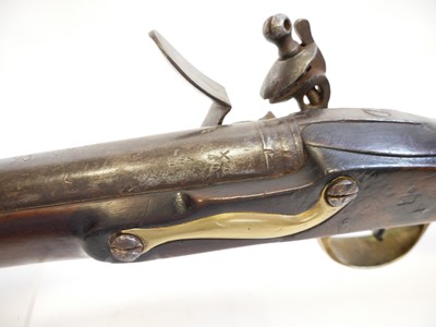Lot 27 - India pattern flintlock .750 Brown Bess musket and bayonet