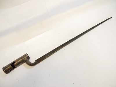 Lot 27 - India pattern flintlock .750 Brown Bess musket and bayonet