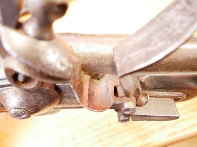 Lot 27 - India pattern flintlock .750 Brown Bess musket and bayonet