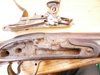 Lot 27 - India pattern flintlock .750 Brown Bess musket and bayonet
