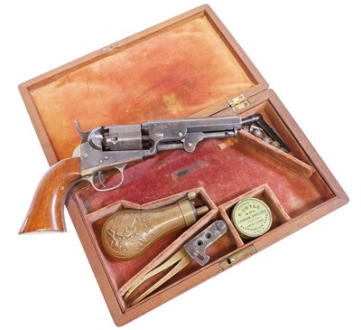 Lot 24 - Cased Colt .31 1849 pocket revolver